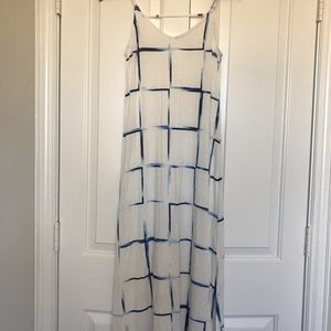 RVCA white and blue dress